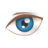 Eye color: blue